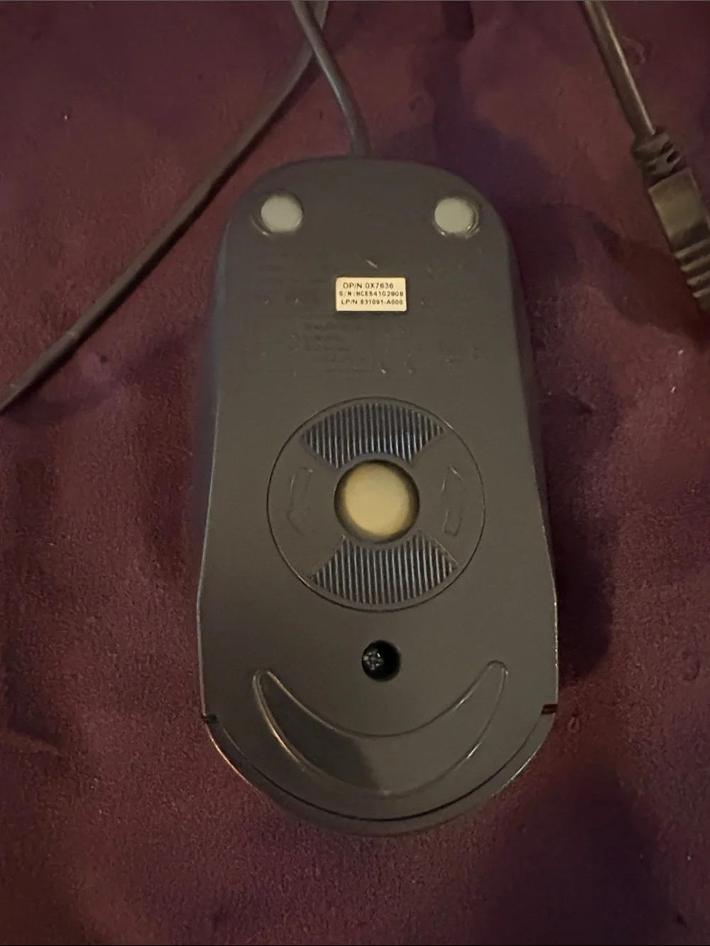 Dell Black Wired USB Optical Mouse with Logo